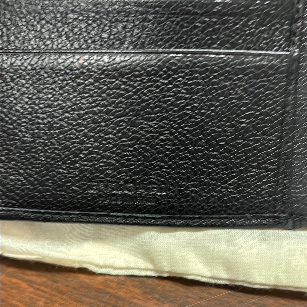 Bulgari Black Leather Wallet #Bvl-147 View 4